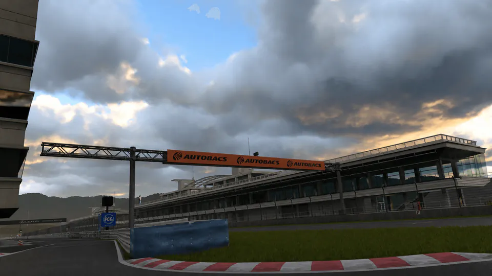 Track view of Autopolis International Racing Course