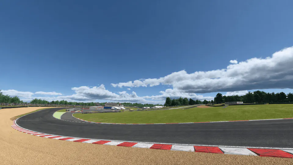 Track view of Brands Hatch Indy Circuit