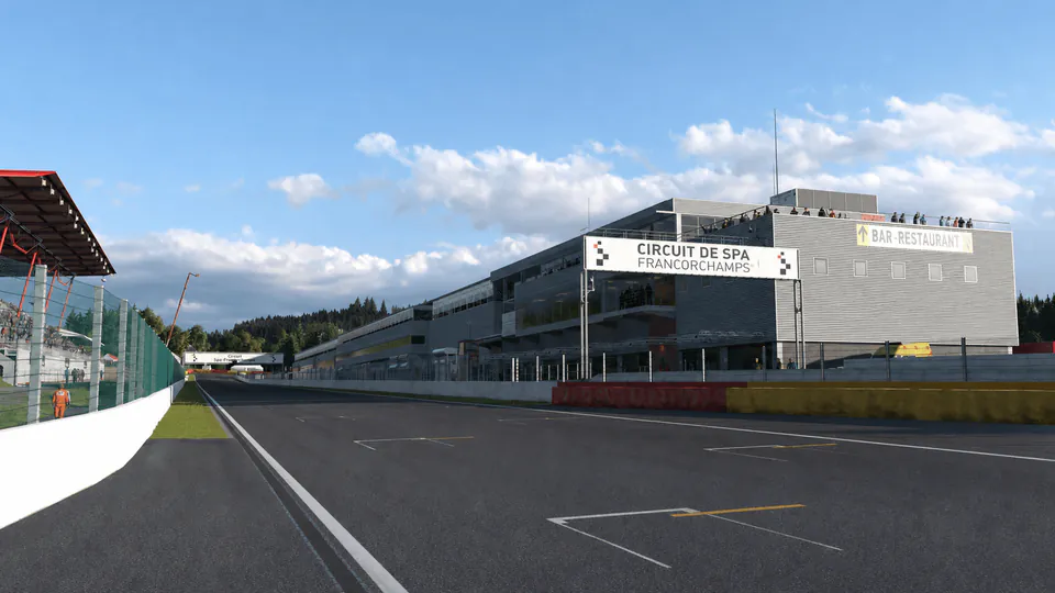Track view of Circuit de Spa-Francorchamps