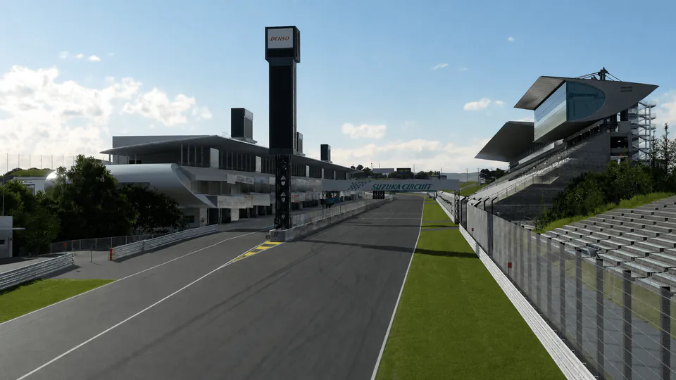 Track view of Suzuka Circuit