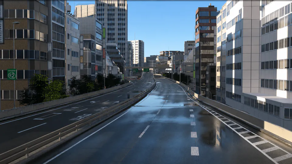 Track view of Tokyo Expressway – East Clockwise
