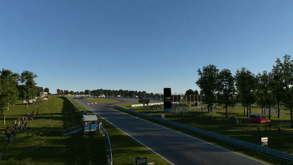 Track view of Watkins Glen Long Course