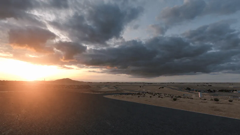 Track view of Willow Springs – Big Willow
