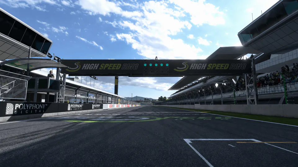 Track view of Yas Marina Circuit